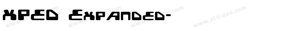 XPED Expanded字体转换